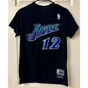 Utah Jazz John Stockton #12 Nostalgia Co. Mitchell & Ness Hardwood Classics S